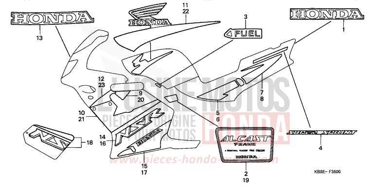 MARKE von NSR125R BLACK (NH1) von 2001