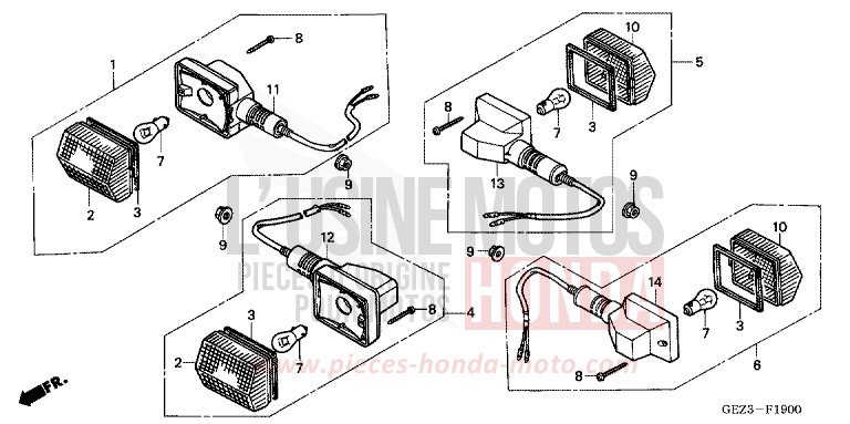 BLINKER (NPS503/5/6) von Zoomer BLACK (NH1) von 2005