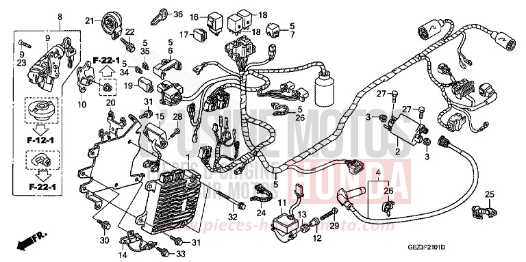 KABELBAUM (NPS505/6) von Zoomer FIGHTING RED (R134) von 2006
