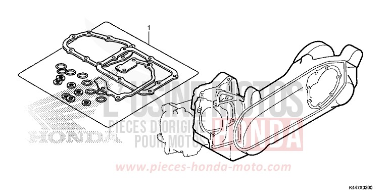 DICHTUNG SATZ B von NSC110MPD M00NDUST SILVER METALLIC (NHB29) von 2019