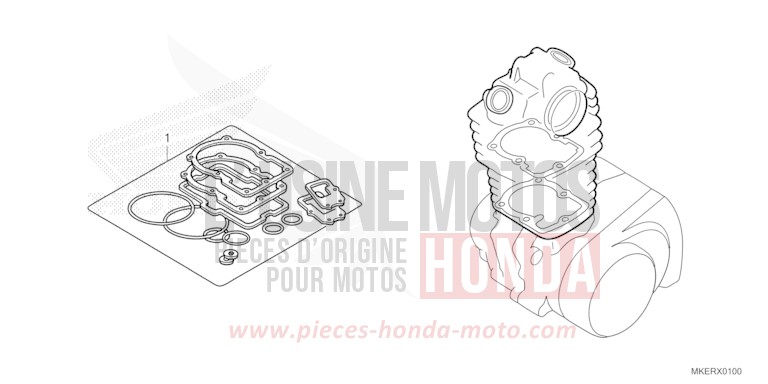DICHTUNG SATZ A von CRF450R EXTREME RED (R292) von 2025