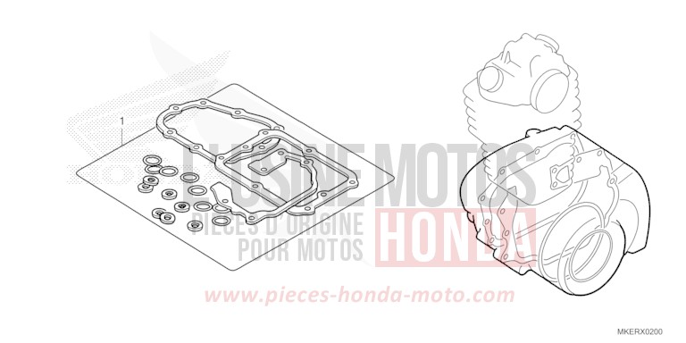 DICHTUNG SATZ B von CRF450R EXTREME RED (R292) von 2025