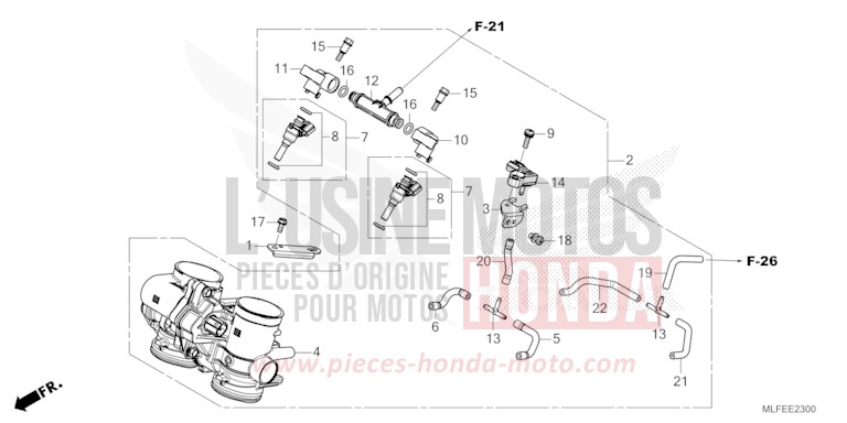 DROSSELKLAPPENGEHAEUSE von NT1100 PEARL HAWKSEYE BLUE (PB409) von 2025