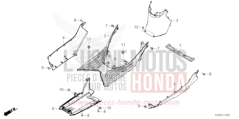UNTERSTE STUFE von SH125 PEARL NIGHTSTAR BLACK (NHA84) von 2026