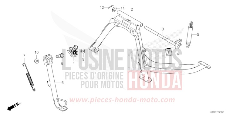 STAENDER von SH125 PEARL NIGHTSTAR BLACK (NHA84) von 2026