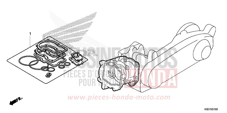 DICHTUNG SATZ A von SH150i PEARL NIGHTSTAR BLACK (NHA84) von 2014