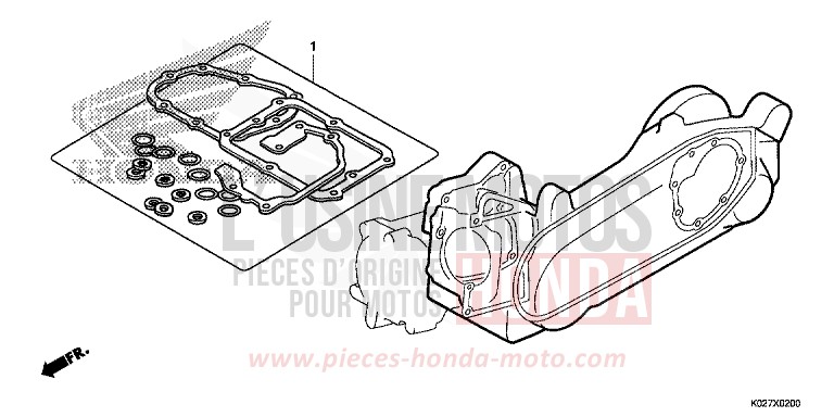 DICHTUNG SATZ B von SH150i PEARL NIGHTSTAR BLACK (NHA84) von 2014