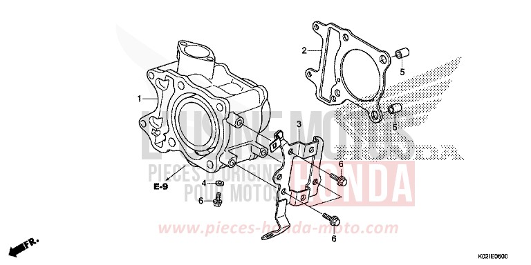 ZYLINDER von SH150AD M00NDUST SILVER METALLIC (NHB29) von 2016