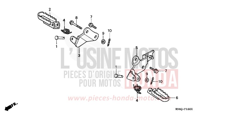 STUFE von XR100R SHASTA WHITE (NH138) von 1999