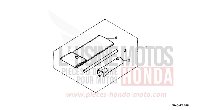 WERKZEUGE von XR100R SHASTA WHITE (NH138) von 1999