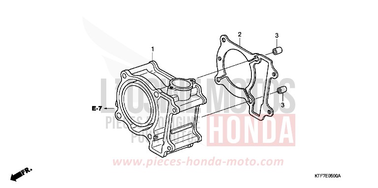 CYLINDRE von SH150i PEARL SIENA RED (R320) von 2008
