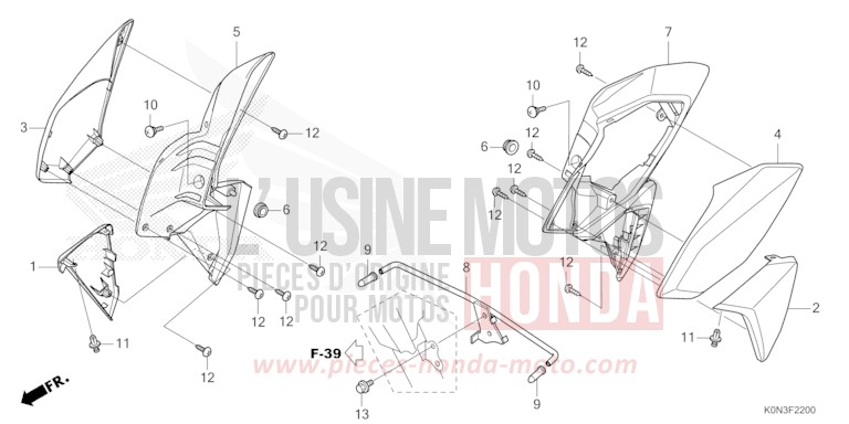 RADKRANZ von CBF125 BLACK (NH1) von 2024