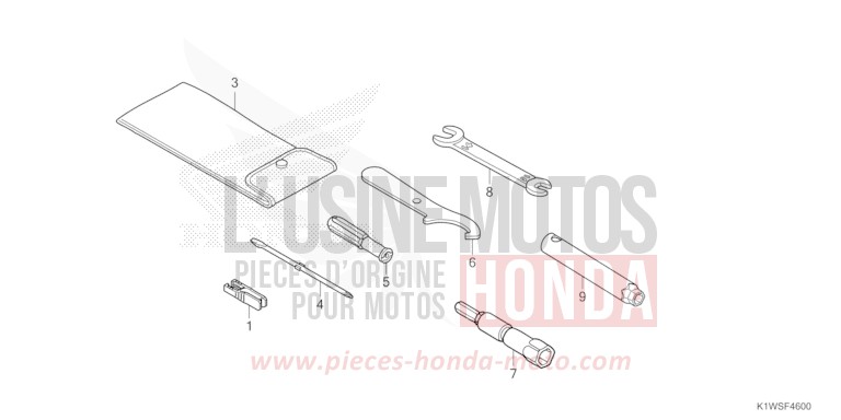 OUTILS von SH350i MAT LUSENT SILVER METALLIC (NHC09) von 2025