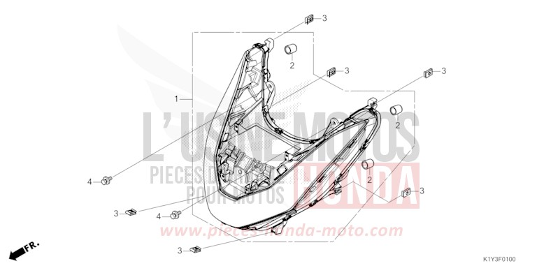 SCHEINWERFER von PCX PEARL JASMINE WHITE (NHB35) von 2023