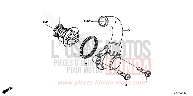 THERMOSTAT von CB500X PEARL ORGANIC GREEN (GY157) von 2023