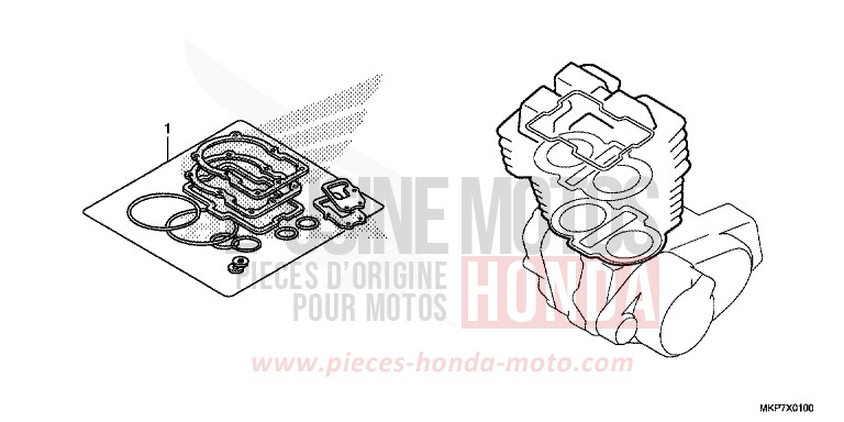 DICHTUNG SATZ A von CB500X PEARL ORGANIC GREEN (GY157) von 2023