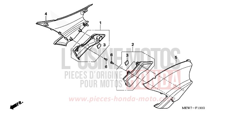 SEITENABDECKUNG von Deauville DUSK BEIGE METALLIC (YR264) von 2007