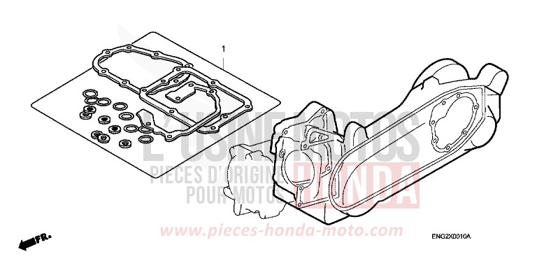 DICHTUNG SATZ B von PS125i MAX SILVER METALLIC (NH129) von 2006