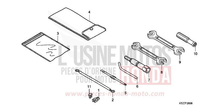 WERKZEUGE von PS125i MAX SILVER METALLIC (NH129) von 2006