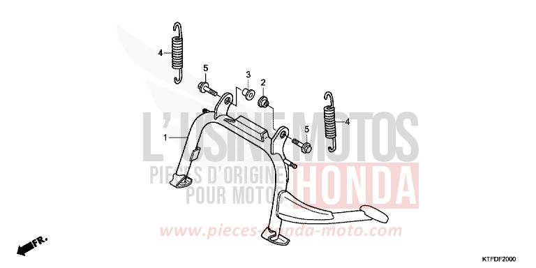 STAENDER von SH150i PEARL COOL WHITE (NHA16) von 2011