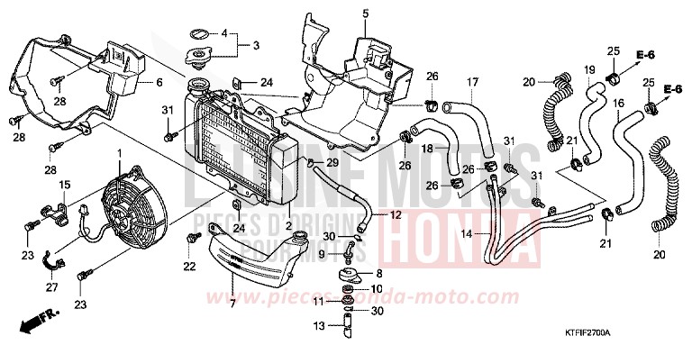 KUEHLER von SH150i MAT CYNOS GRAY METALLIC (NH312) von 2010