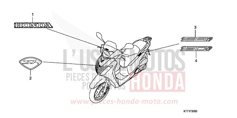 MARKE von SH150i MAT CYNOS GRAY METALLIC (NH312) von 2010