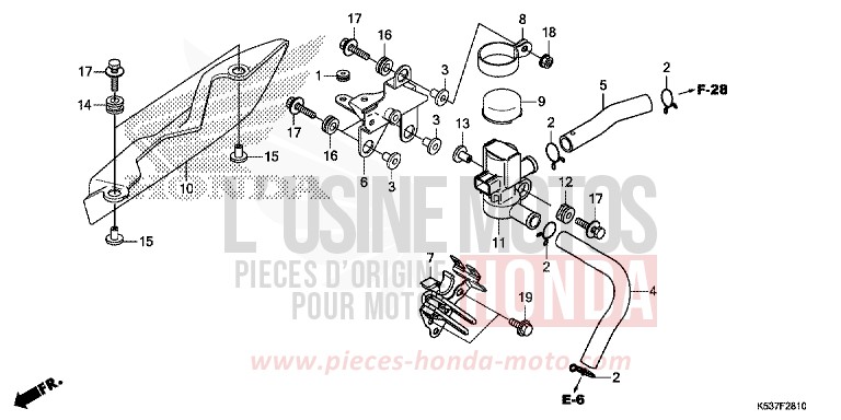 LUFTEINBLASMAGNETVENTIL von SH300A M00NDUST SILVER METALLIC (NHB29) von 2016