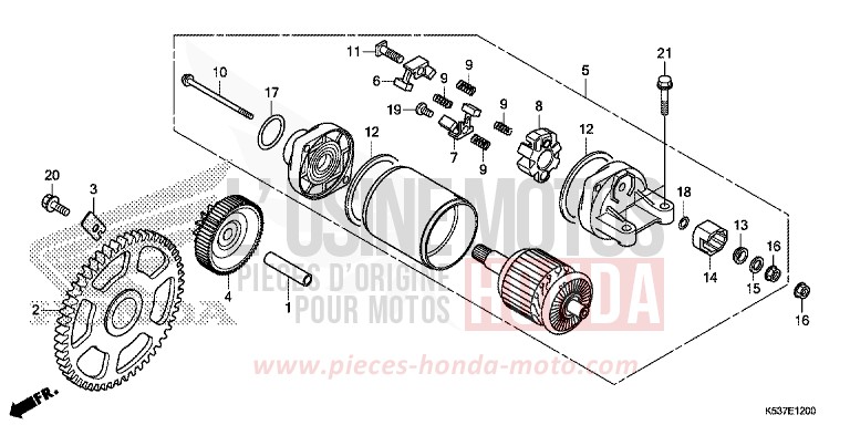 ANLASSER von SH300A MAT CYNOS GRAY METALLIC (NH312) von 2016