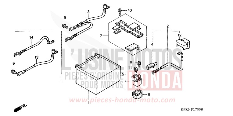 BATTERIE von SH150 NAVONA BEIGE METALLIC (Y161) von 2001