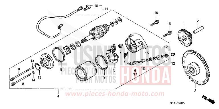 ANLASSER von SH150 TITANIUM METALLIC (YR183) von 2004