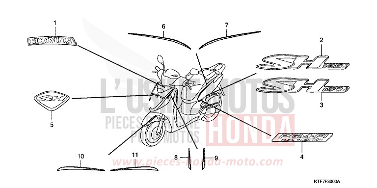 MARKE von SH150 CYNOS GRAY METALLIC (NH400) von 2005