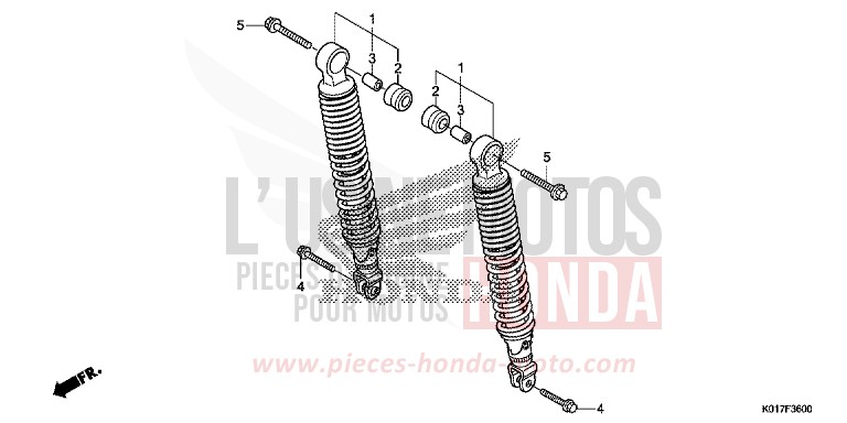 KISSEN, HINTEN von SH150i PEARL COOL WHITE (NHA16) von 2013