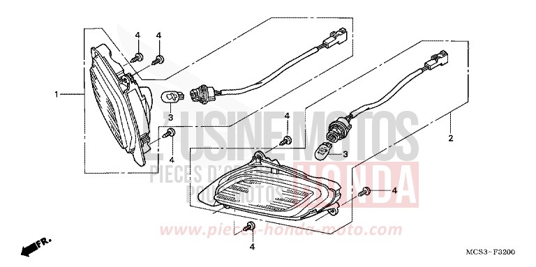 BLINKER von ST1300 DIGITAL SILVER METALLIC (NHA30) von 2004