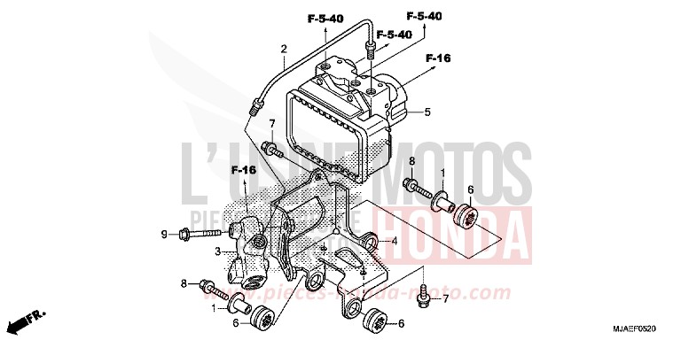 ABS-MODULATOR von Shadow GLINT WAVE BLUE METALLIC (B197) von 2014