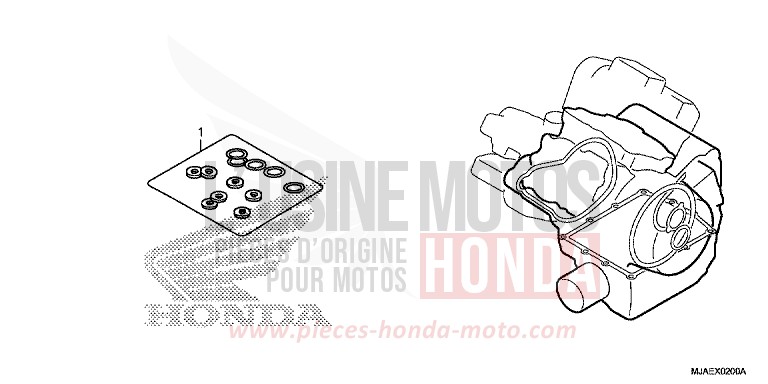 DICHTUNG SATZ B von Shadow TITANIUM BLADE METALLIC (YR316) von 2014