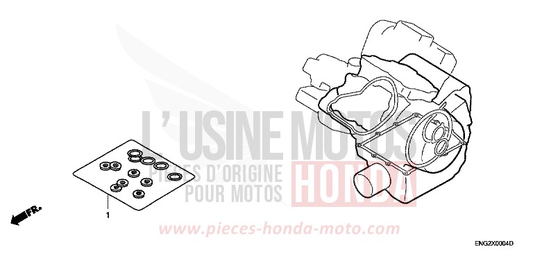 DICHTUNG SATZ B von Shadow BLACK (NH1) von 2004