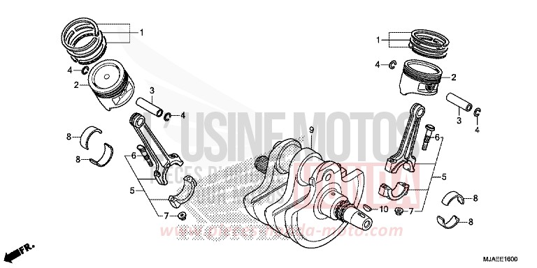 KURBELWELLE von Shadow GRAPHITE BLACK (NHB01) von 2014