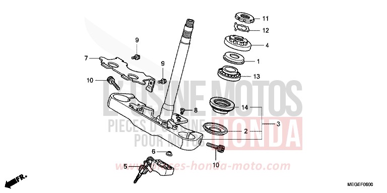 LENKSCHAFT von Shadow GRAPHITE BLACK (NHB01A) von 2008