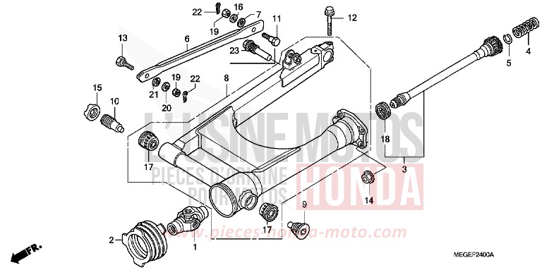 SCHWINGE von Shadow CANDY GLORY RED-U (R101XA) von 2008
