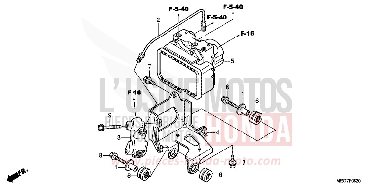 ABS-MODULATOR von Shadow GRAPHITE BLACK (NHB01) von 2012