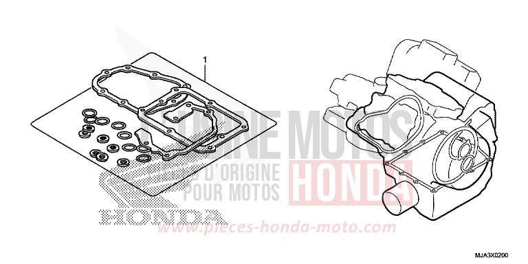 DICHTUNG SATZ B von Shadow INDY GRAY METALLIC (NH431) von 2013