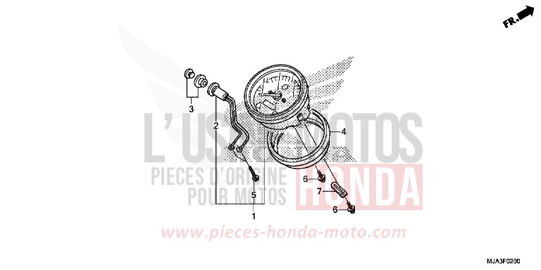 MESSGERAET (VT750C/C2S/CA/CS) von Shadow INDY GRAY METALLIC (NH431) von 2013