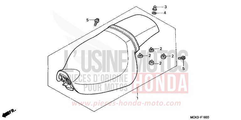 SITZ von Shadow BLACK (NH1) von 2000