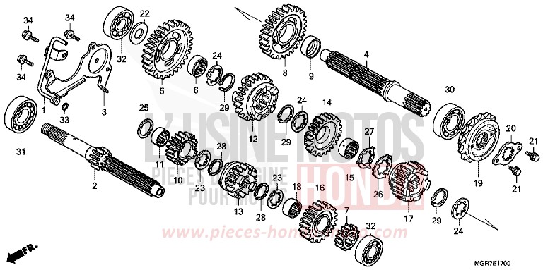 GETRIEBE von Shadow GRAPHITE BLACK (NHB01) von 2011