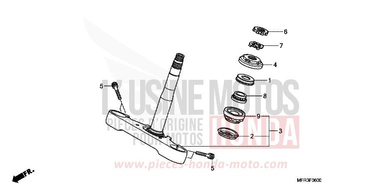 LENKSCHAFT von VT1300CX GRAPHITE BLACK (NHB01) von 2010