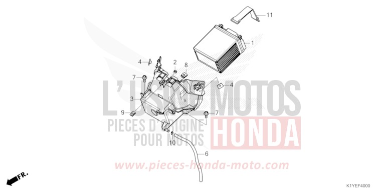 BATTERIE von PCX MAT DIM GRAY METALLIC (NHC34) von 2025