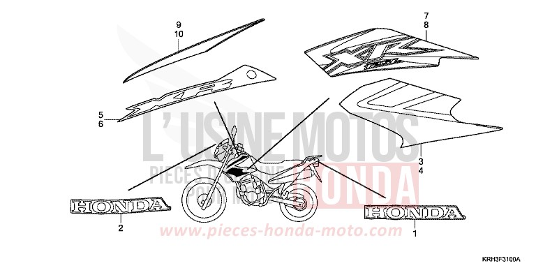 MARKE von XR125L BLACK (NH1) von 2004