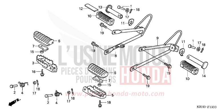 STUFE von XR125L BLACK (NH1) von 2005