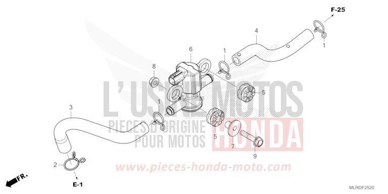 LUFTEINBLASMAGNETVENTIL von NX500 GRAPHITE BLACK (NHB01) von 2026