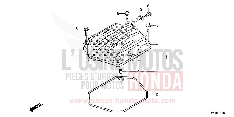 ZYLINDERKOPFDECKEL von CRF125 EXTREME RED (R292) von 2019